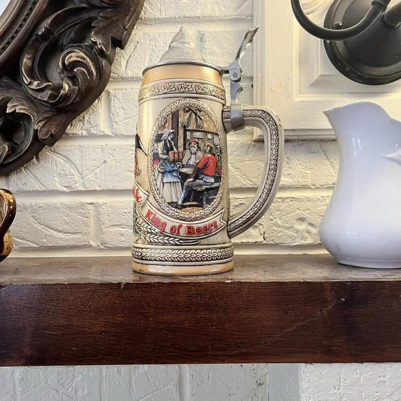 Limited Budweiser Beer Stein‎ Mug Anheuser-Busch, King of Beers K Series 74612 - Picture 1 of 9
